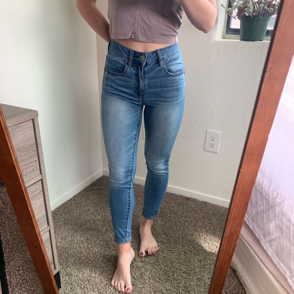 American Eagle High Rise Jegging 2 Short